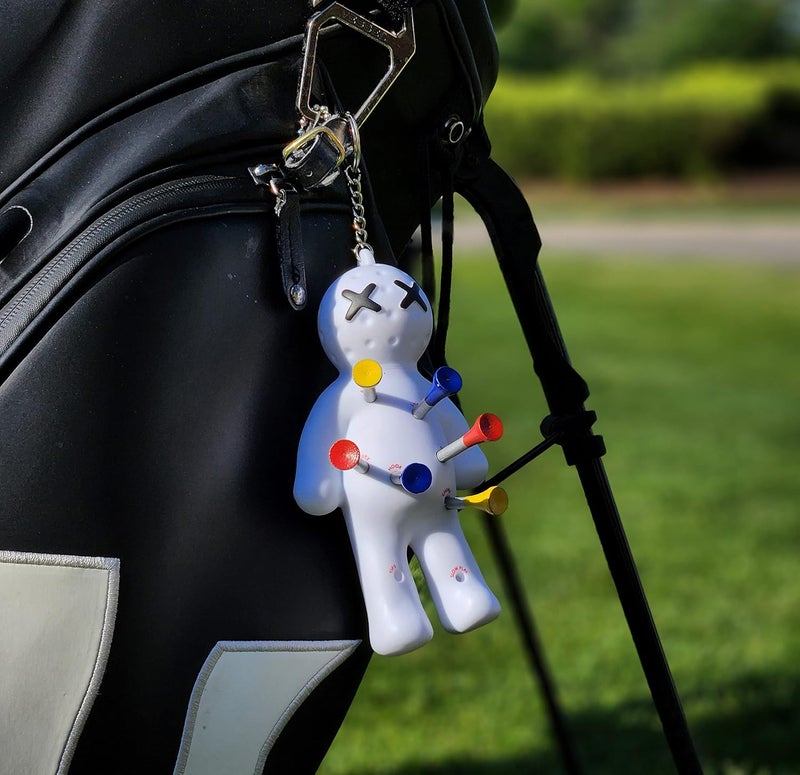 Voodoo Golf Ball Tee Holder | Novelty Keychain Accessory for Bag | Gifts for Men | Fits 3 1/4, 2 3/4, 1 1/2 Tees - Image 4